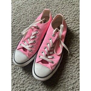 Converse Chuck Taylor All Star Low Womens Size 7 Pink Athletic Shoes Sneakers